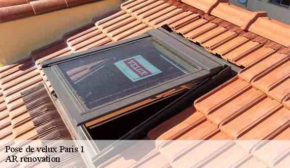 Pose de velux  paris-1-75001 AR renovation