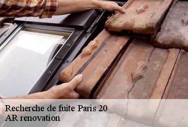 Recherche de fuite  paris-20-75020 AR renovation